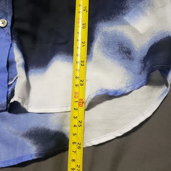 Calvin Klein Sheer relaxed Utility shirt size XS - Picture 6 of 8